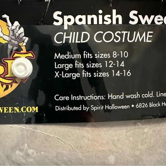 Kids Rainbow Sugar Skull Costume - Picture 11 of 12